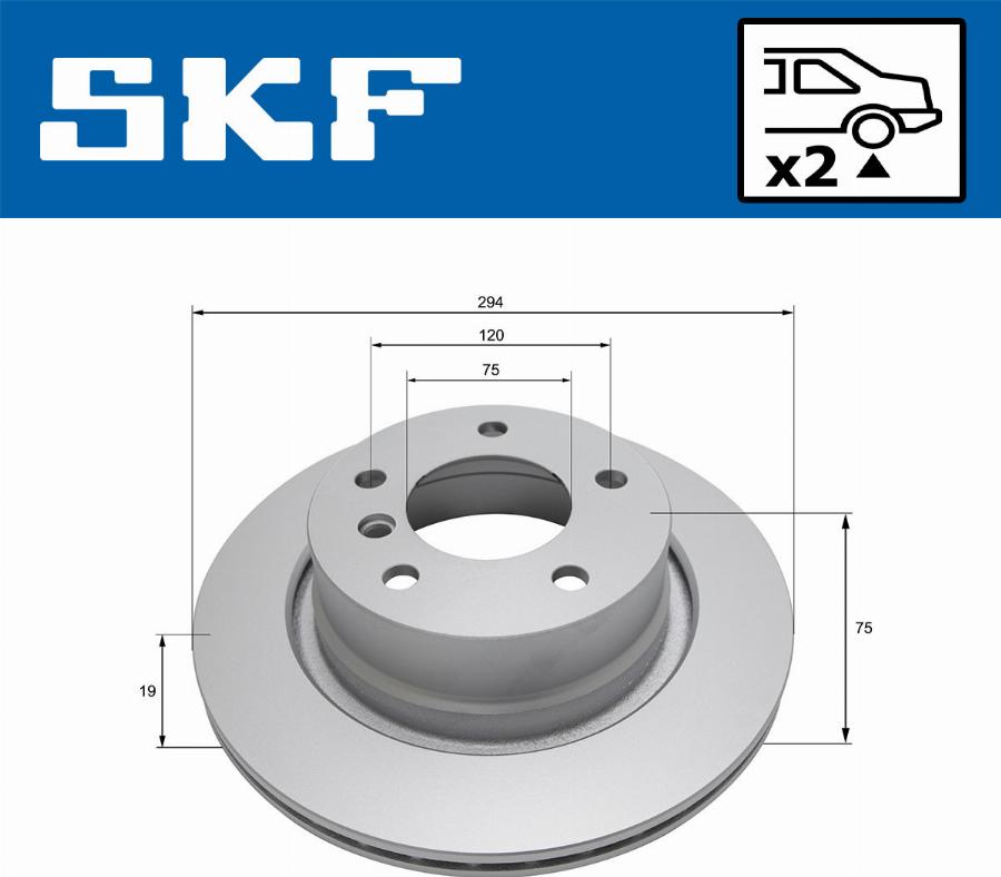 SKF VKBD 90780 V2 - Kočioni disk www.molydon.hr