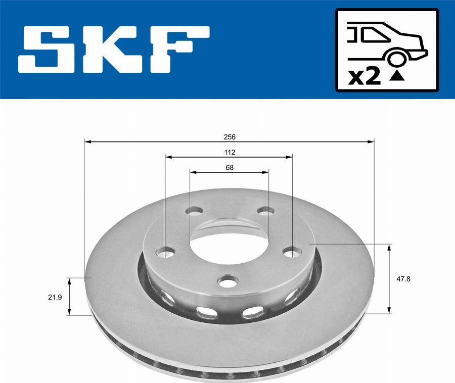 SKF VKBD 90775 V2 - Kočioni disk www.molydon.hr