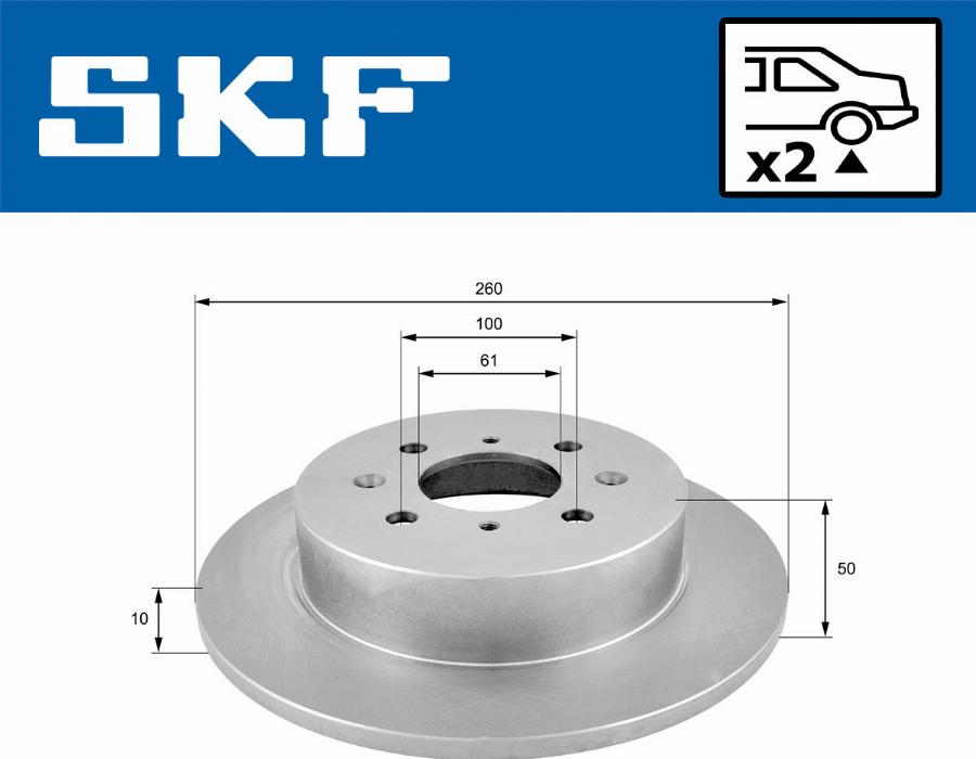 SKF VKBD 91096 S2 - Kočioni disk www.molydon.hr