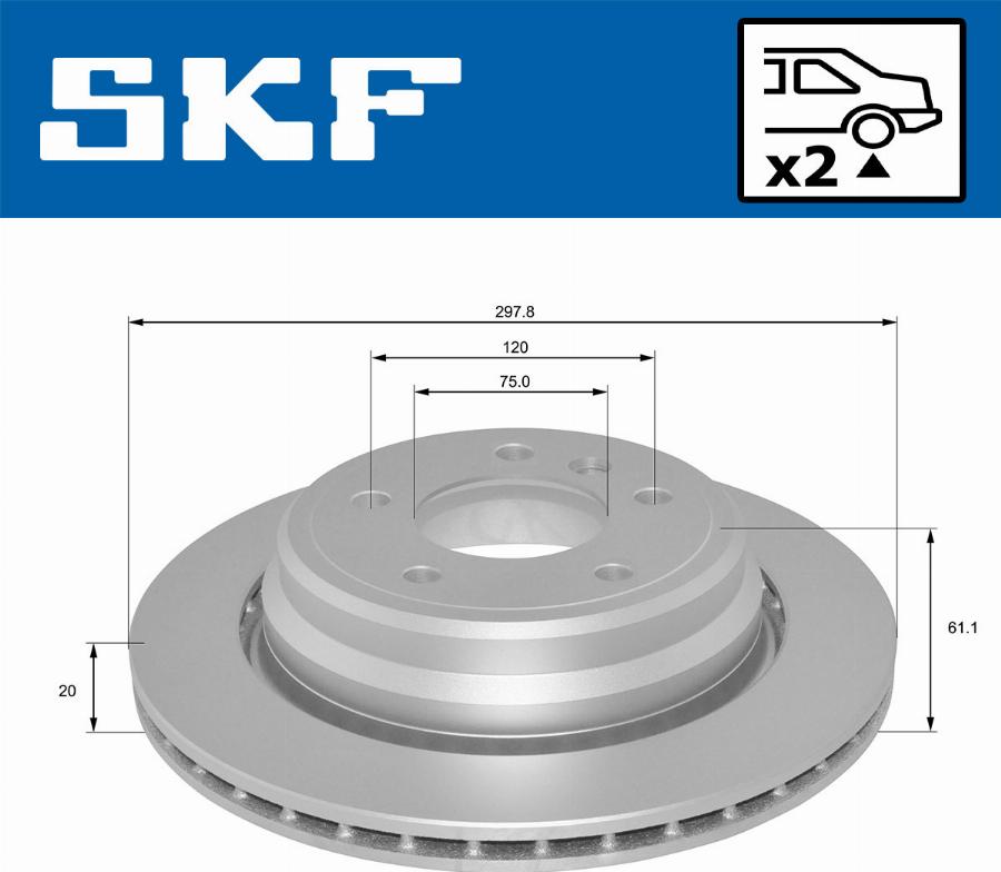 SKF VKBD 91047 V2 - Kočioni disk www.molydon.hr