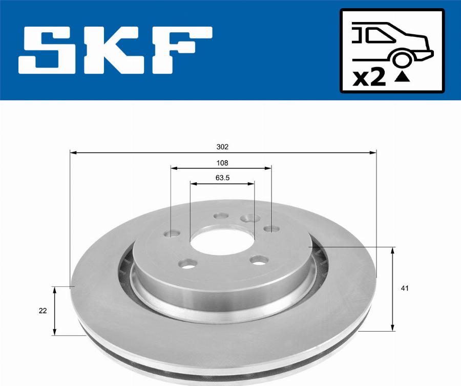 SKF VKBD 91075 V2 - Kočioni disk www.molydon.hr