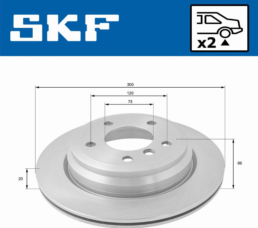 SKF VKBD 91072 V2 - Kočioni disk www.molydon.hr