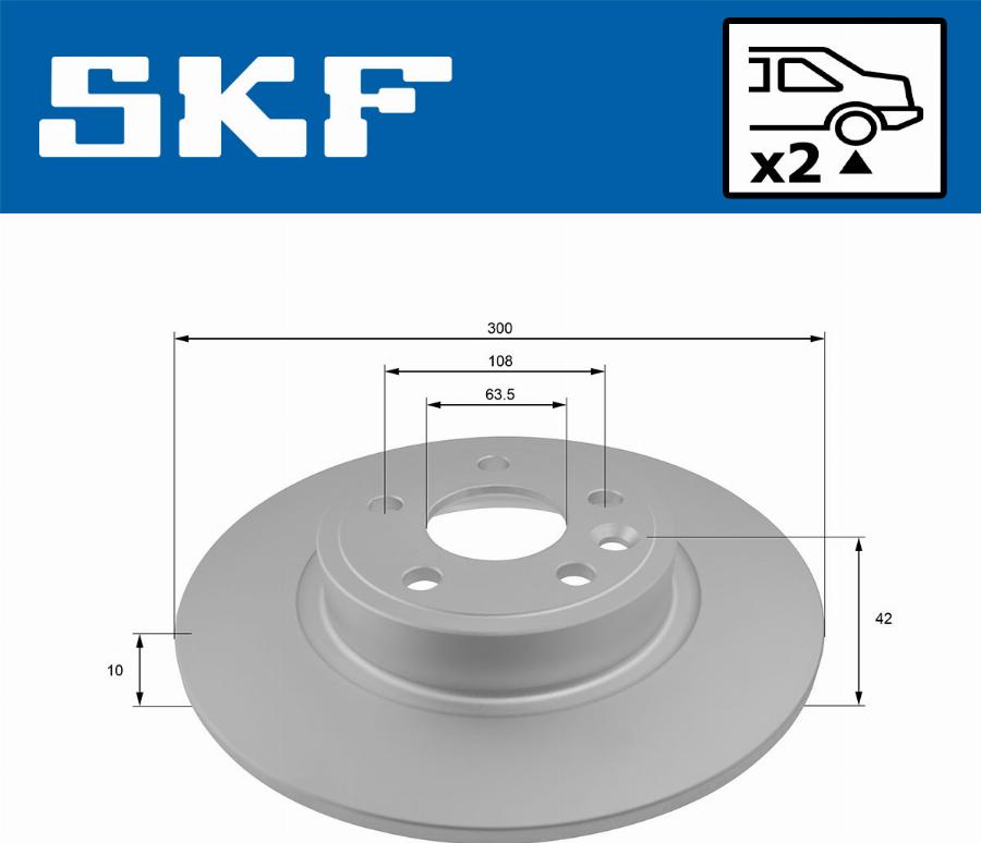 SKF VKBD 91103 S2 - Kočioni disk www.molydon.hr