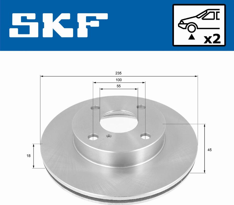 SKF VKBD 80907 V2 - Kočioni disk www.molydon.hr