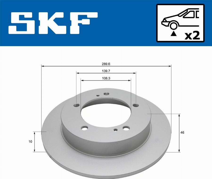 SKF VKBD 80468 S2 - Kočioni disk www.molydon.hr