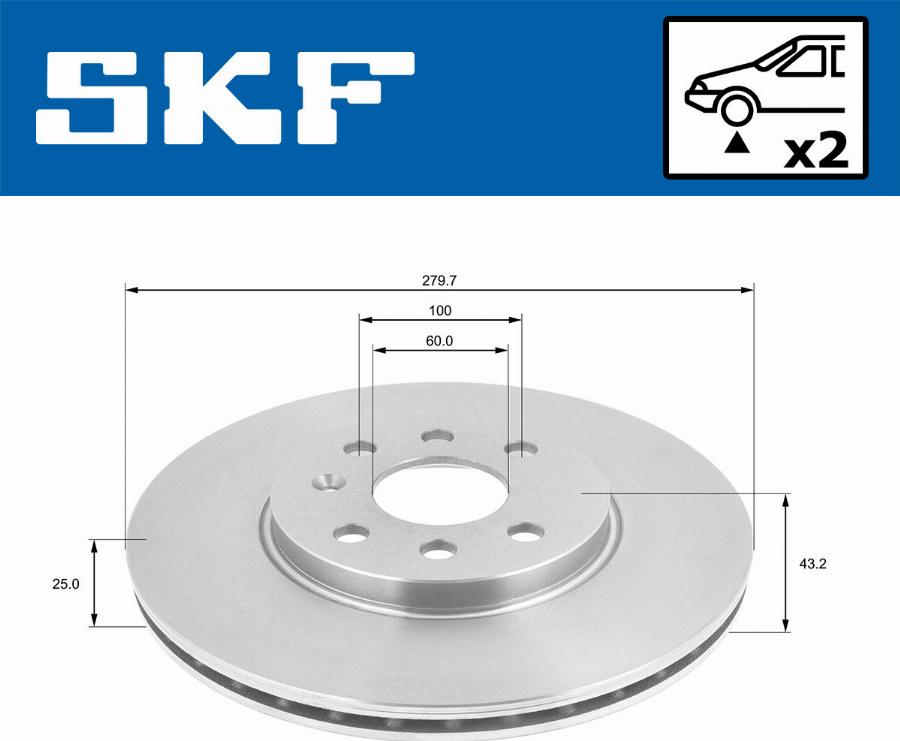 SKF VKBD 80404 V2 - Kočioni disk www.molydon.hr