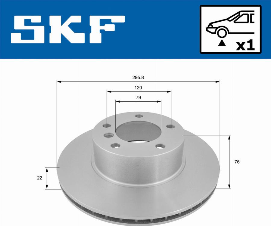 SKF VKBD 80410 V1 - Kočioni disk www.molydon.hr