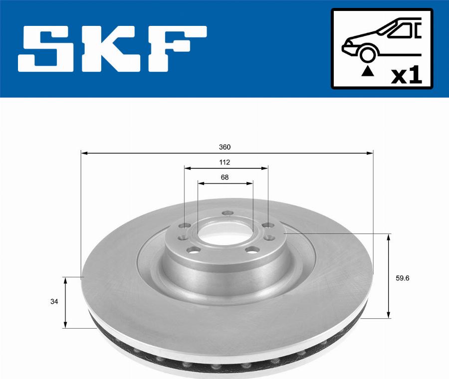 SKF VKBD 80418 V1 - Kočioni disk www.molydon.hr