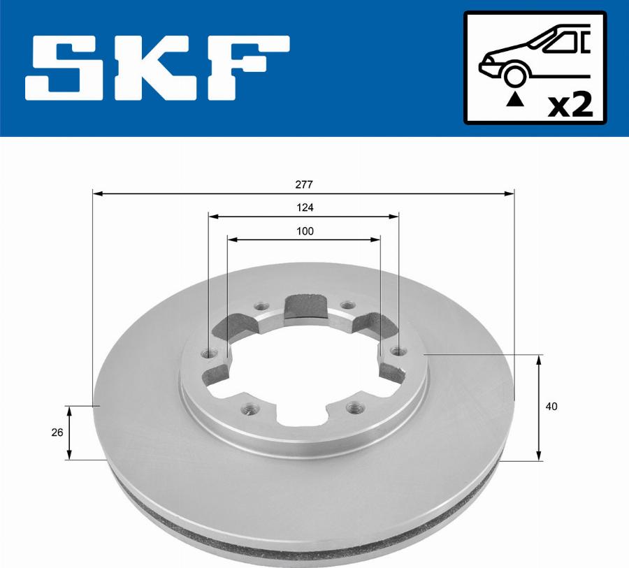 SKF VKBD 80481 V2 - Kočioni disk www.molydon.hr