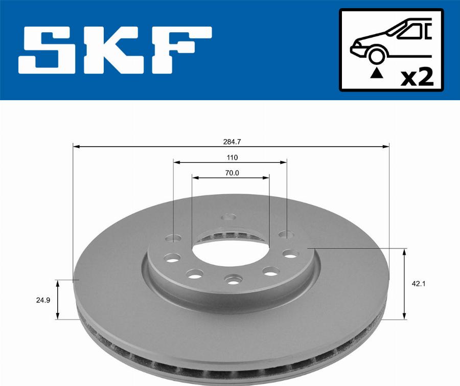 SKF VKBD 80478 V2 - Kočioni disk www.molydon.hr