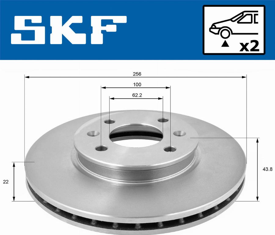 SKF VKBD 80472 V2 - Kočioni disk www.molydon.hr