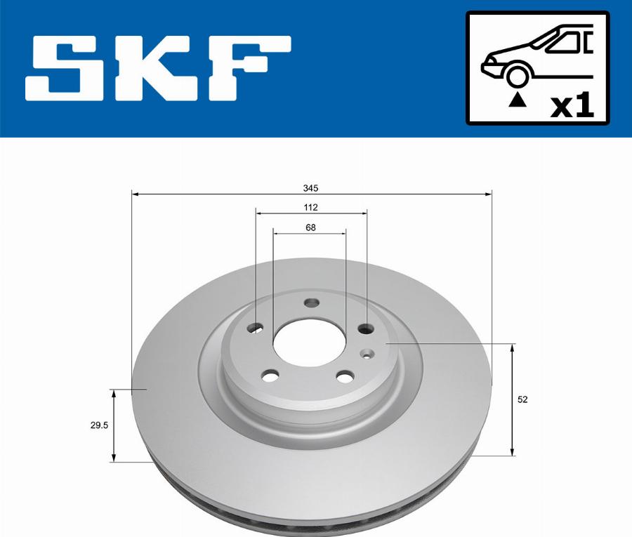 SKF VKBD 80562 V1 - Kočioni disk www.molydon.hr