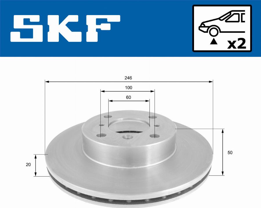 SKF VKBD 80517 V2 - Kočioni disk www.molydon.hr