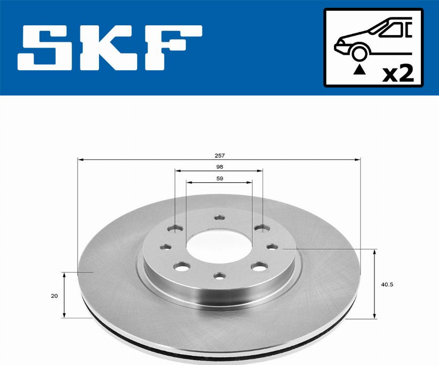 SKF VKBD 80524 V2 - Kočioni disk www.molydon.hr