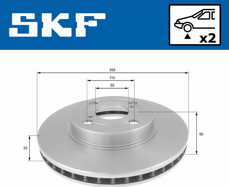 SKF VKBD 80574 V2 - Kočioni disk www.molydon.hr