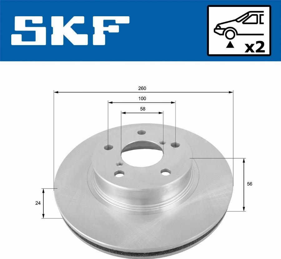 SKF VKBD 80636 V2 - Kočioni disk www.molydon.hr