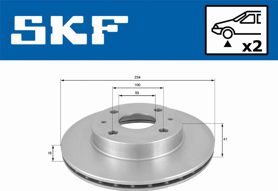 SKF VKBD 80632 V2 - Kočioni disk www.molydon.hr