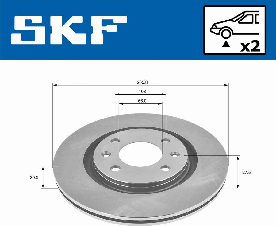 SKF VKBD 80094 V2 - Kočioni disk www.molydon.hr