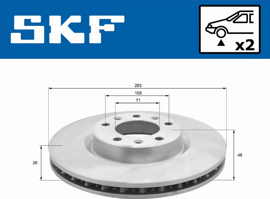 SKF VKBD 80049 V2 - Kočioni disk www.molydon.hr