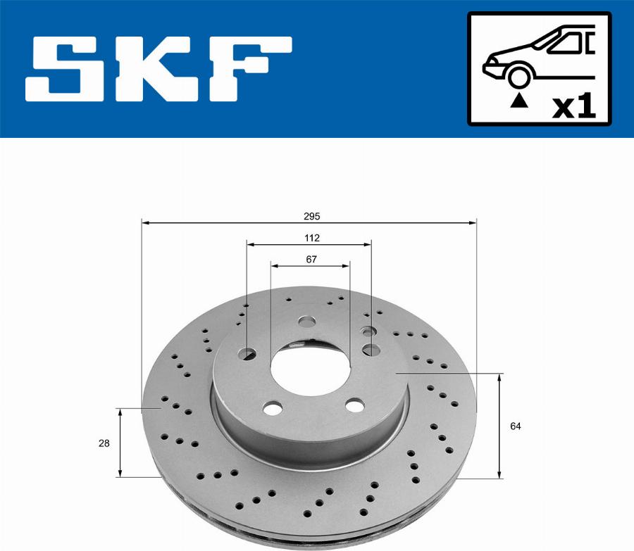 SKF VKBD 80068 V1 - Kočioni disk www.molydon.hr