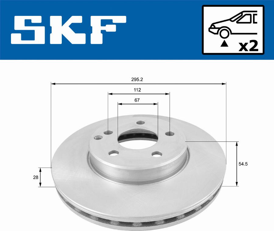 SKF VKBD 80081 V2 - Kočioni disk www.molydon.hr