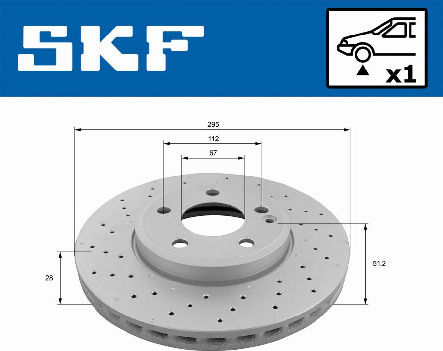 SKF VKBD 80028 V1 - Kočioni disk www.molydon.hr