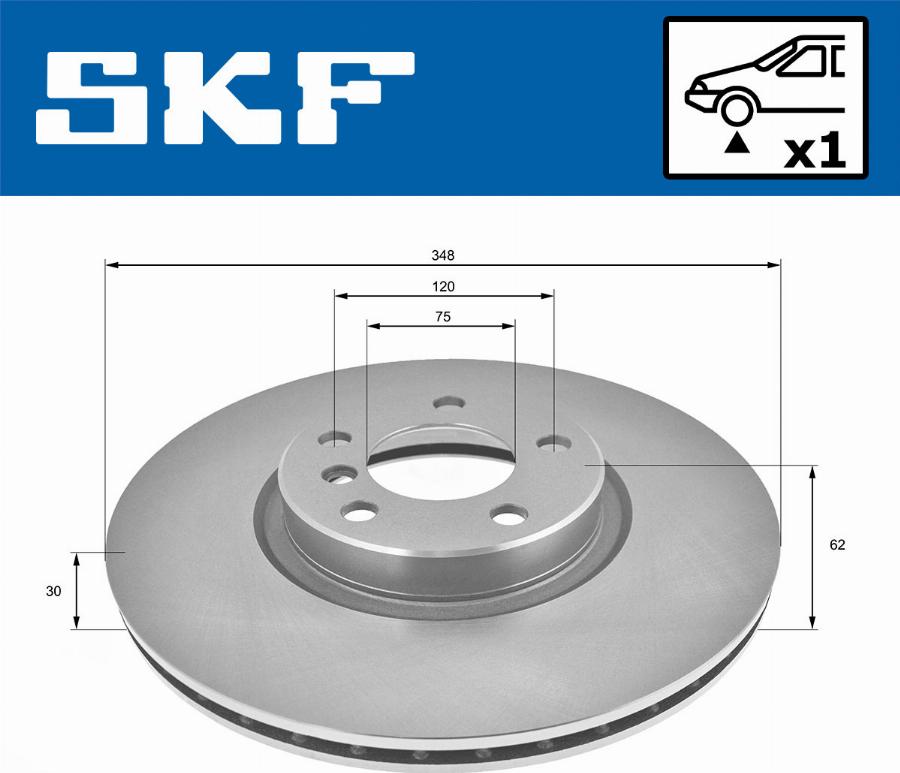 SKF VKBD 80199 V1 - Kočioni disk www.molydon.hr