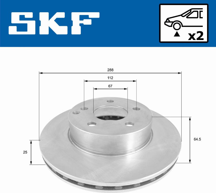 SKF VKBD 80143 V2 - Kočioni disk www.molydon.hr