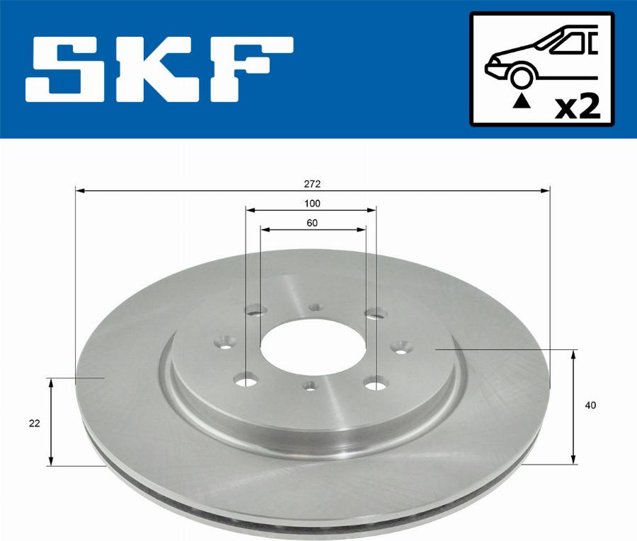 SKF VKBD 80185 V2 - Kočioni disk www.molydon.hr