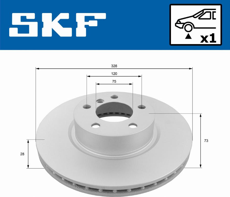 SKF VKBD 80179 V1 - Kočioni disk www.molydon.hr