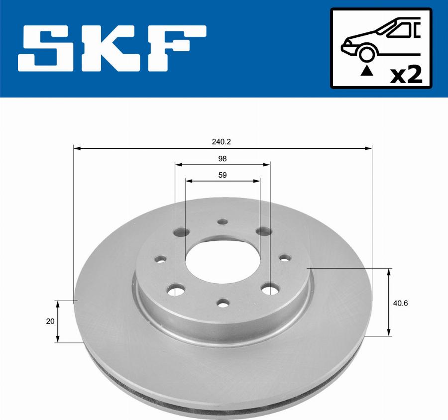 SKF VKBD 80175 V2 - Kočioni disk www.molydon.hr