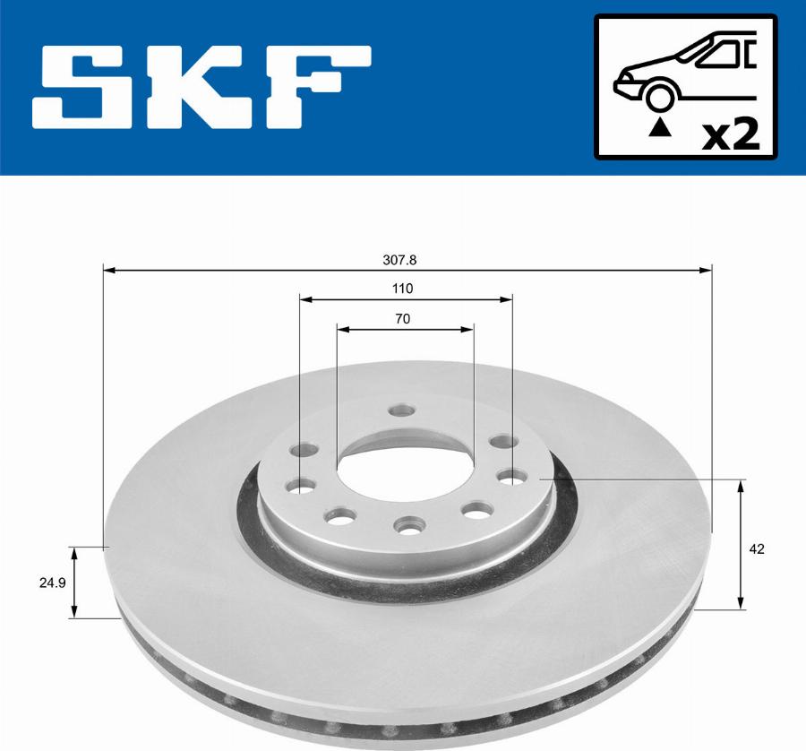 SKF VKBD 80170 V2 - Kočioni disk www.molydon.hr