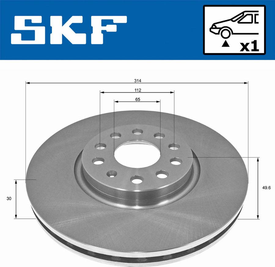 SKF VKBD 80171 V1 - Kočioni disk www.molydon.hr