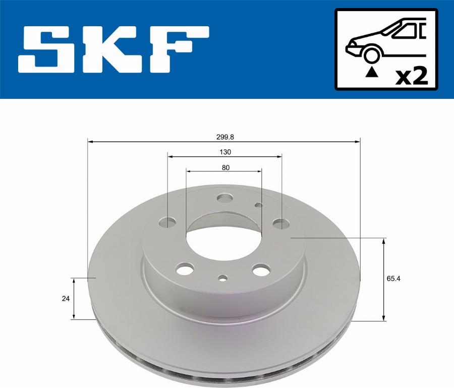 SKF VKBD 80177 V2 - Kočioni disk www.molydon.hr