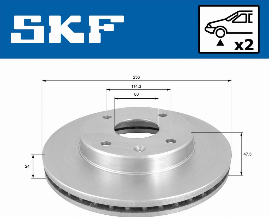 SKF VKBD 80898 V2 - Kočioni disk www.molydon.hr