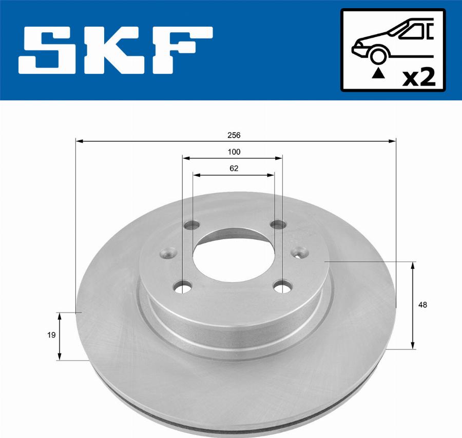 SKF VKBD 80390 V2 - Kočioni disk www.molydon.hr