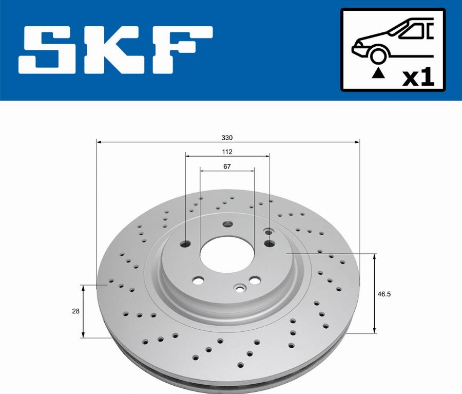 SKF VKBD 80348 V1 - Kočioni disk www.molydon.hr