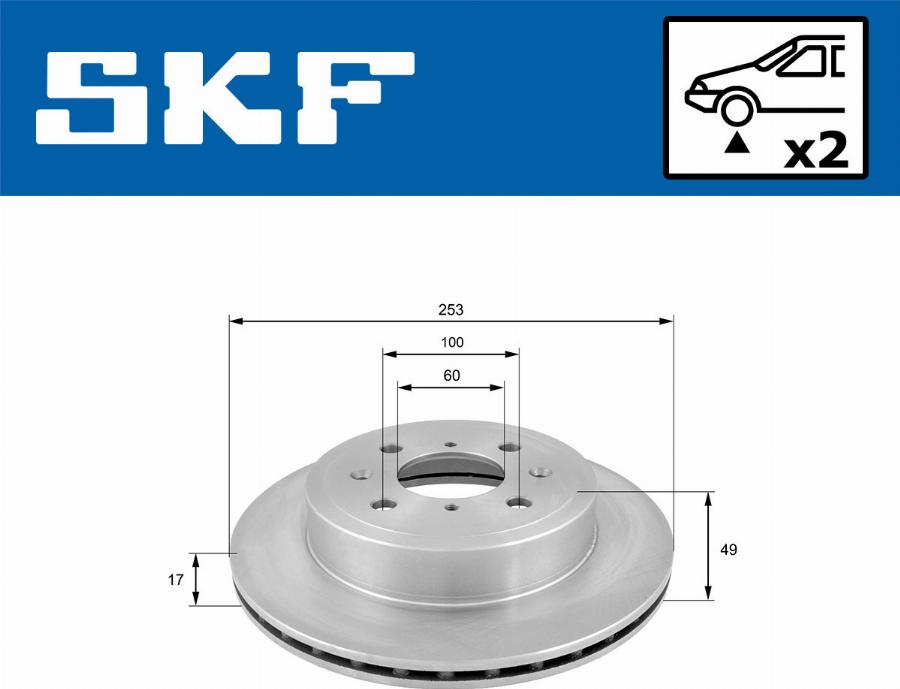 SKF VKBD 80347 V2 - Kočioni disk www.molydon.hr