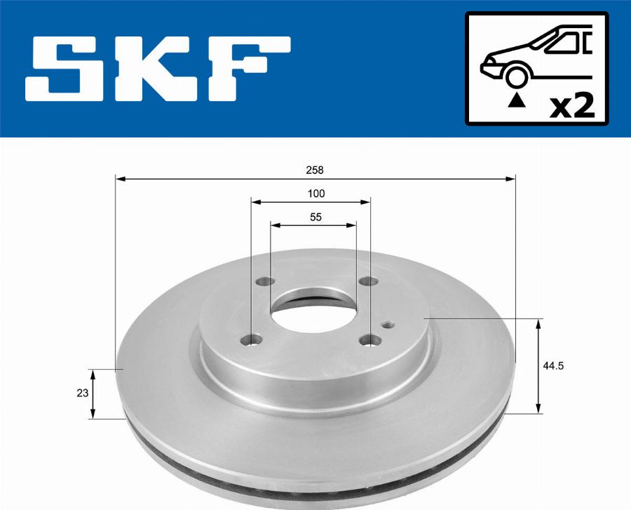 SKF VKBD 80351 V2 - Kočioni disk www.molydon.hr