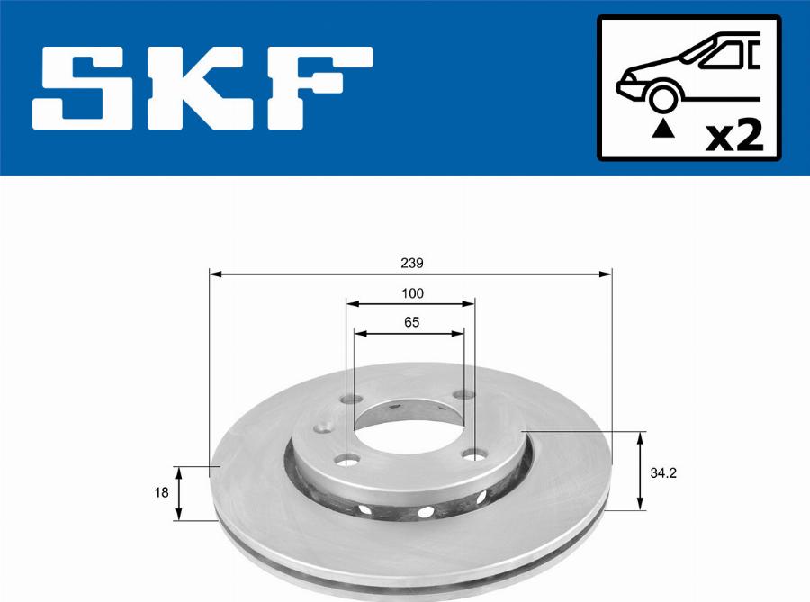 SKF VKBD 80331 V2 - Kočioni disk www.molydon.hr