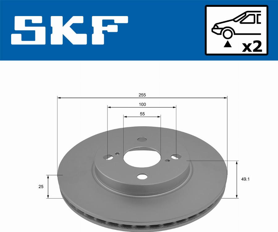 SKF VKBD 80333 V2 - Kočioni disk www.molydon.hr