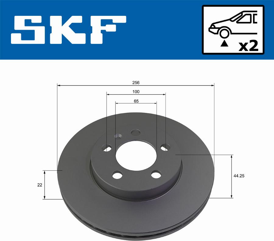 SKF VKBD 80241 V2 - Kočioni disk www.molydon.hr