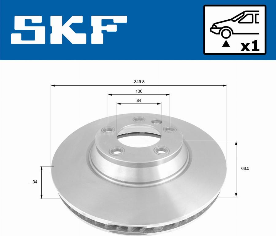 SKF VKBD 80284 V1 - Kočioni disk www.molydon.hr