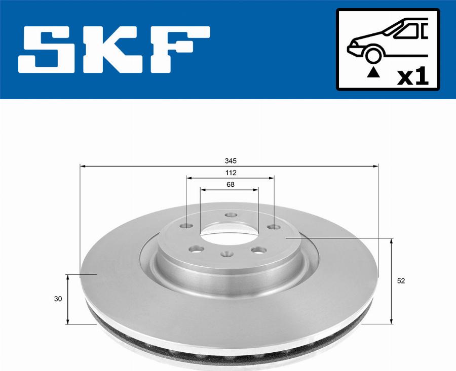 SKF VKBD 80286 V1 - Kočioni disk www.molydon.hr