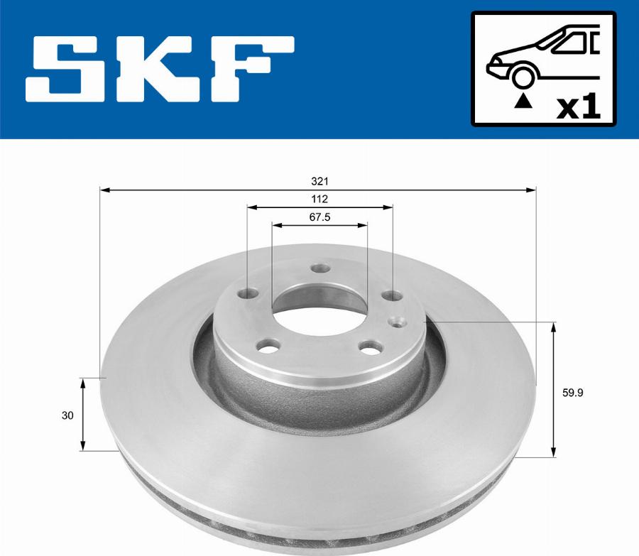 SKF VKBD 80226 V1 - Kočioni disk www.molydon.hr