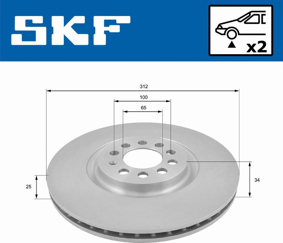 SKF VKBD 80277 V2 - Kočioni disk www.molydon.hr