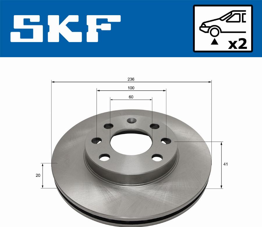 SKF VKBD 80717 V2 - Kočioni disk www.molydon.hr