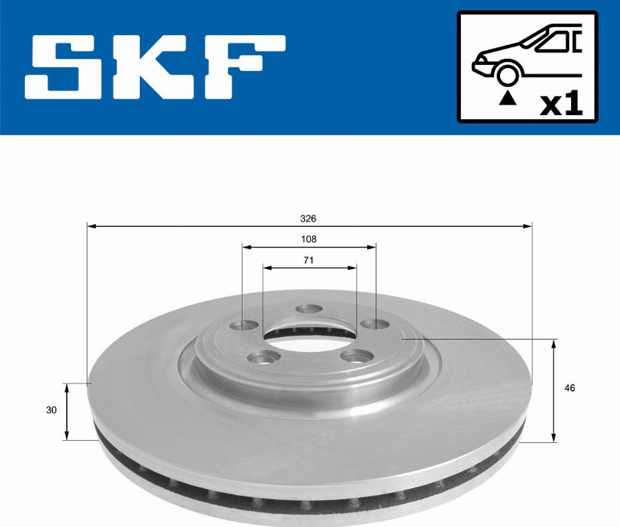 SKF VKBD 81093 V1 - Kočioni disk www.molydon.hr