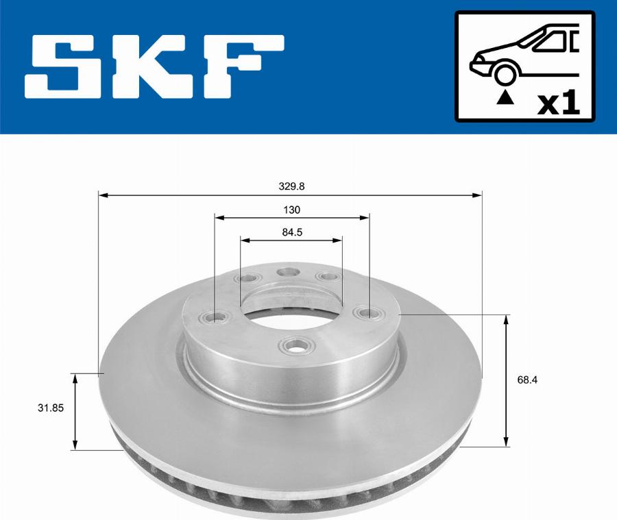 SKF VKBD 81057 V1 - Kočioni disk www.molydon.hr