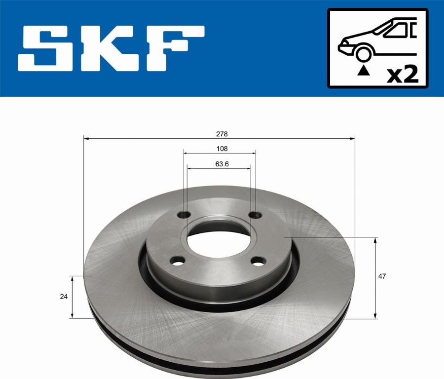 SKF VKBD 81000 V2 - Kočioni disk www.molydon.hr